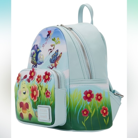 Loungefly PIXAR A BUGS LIFE EARTH DAY MINI BACKPACK - Picture 3 of 5